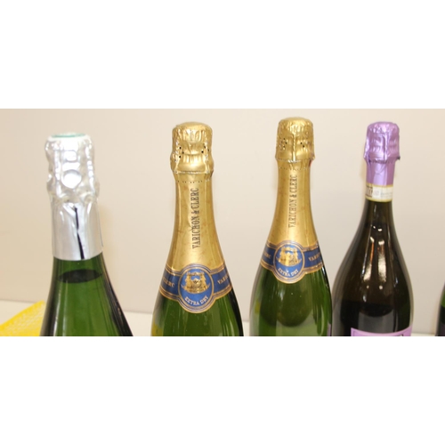 1522 - 8 bottles of sparkling wine and Champagne to incl Laurent-Perrier and Varichon & Clerc Privelege Bla... 