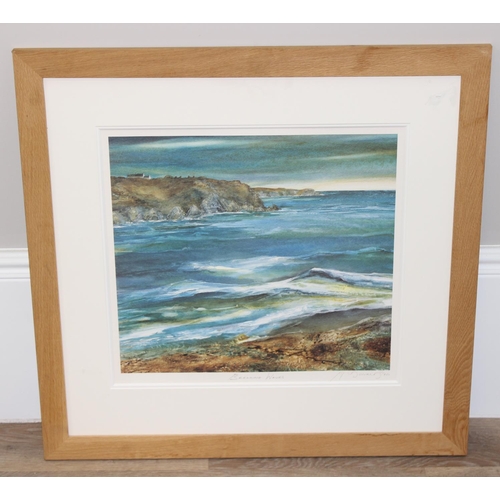 431 - Gillian McDonald (British XX-XXI) Limited edition print entitled 'Breaking Waves', signed lower righ... 