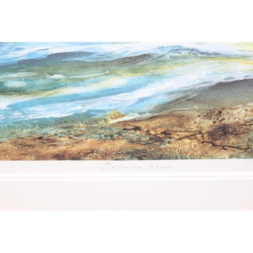 431 - Gillian McDonald (British XX-XXI) Limited edition print entitled 'Breaking Waves', signed lower righ... 