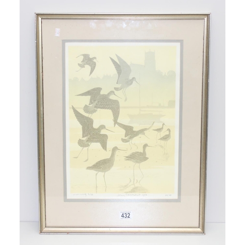 432 - John Tennant (British 1926 - ) print entitled 'Morning Ebb' signed by the artist and numbered 64/85,... 