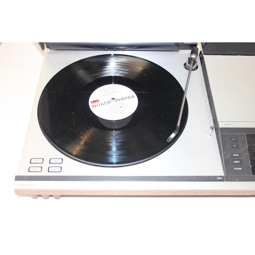 703 - Vintage Bang & Olufsen Beocenter 7700 turntable with master control panel 7700