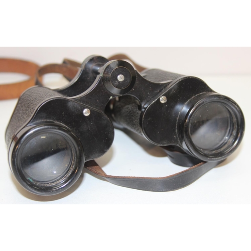 709 - Carl Zeiss Jena Deltrentis 8x30 binoculars with leather case