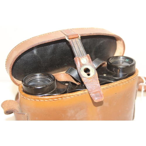 709 - Carl Zeiss Jena Deltrentis 8x30 binoculars with leather case