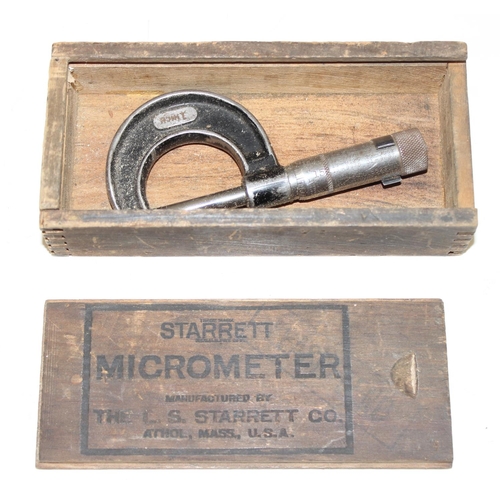 715 - Qty of vintage engineering and other tools to include Starrett micrometer, Stanley No.50 plane, and ... 