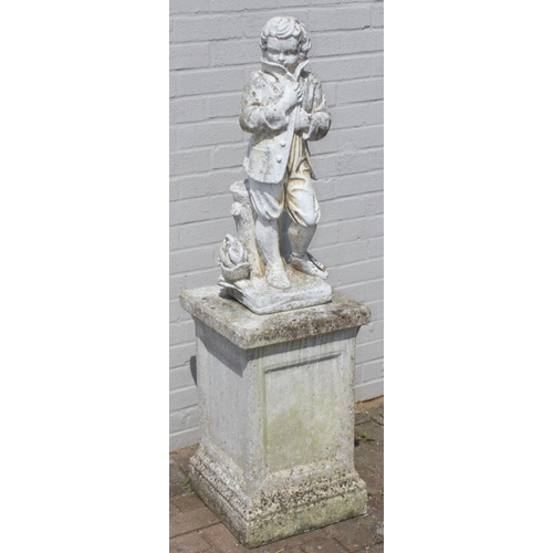 351 - A weathered Garden statue entitled 