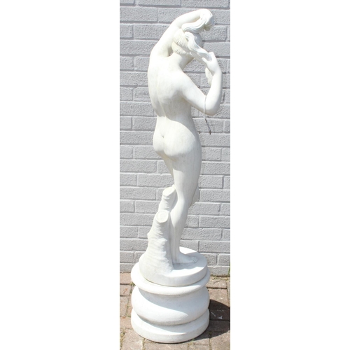 367 - Lorenzo Dal Torrione (Italian b.1946), a Grand Tour style Italian reconstituted white marble statue ... 