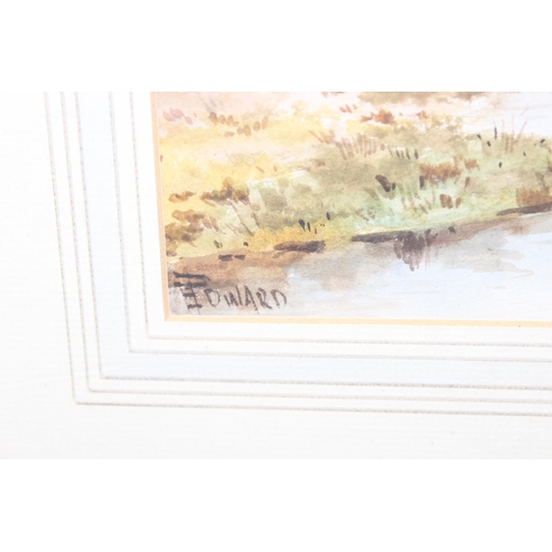 478 - P Edward (XIX-XX) watercolour landscape entitled 