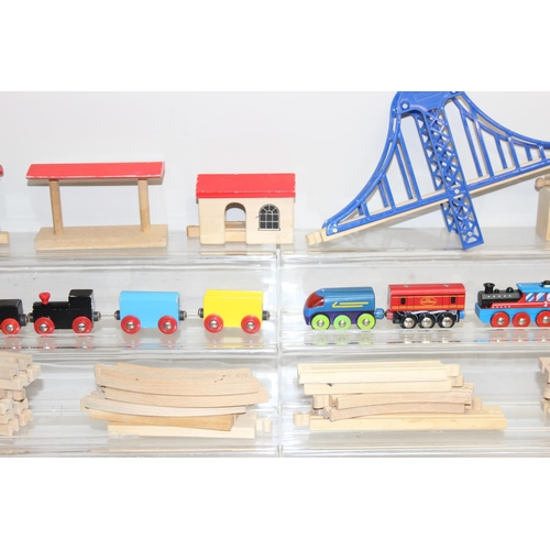 609 - Qty of assorted Brio to include track and trains etc