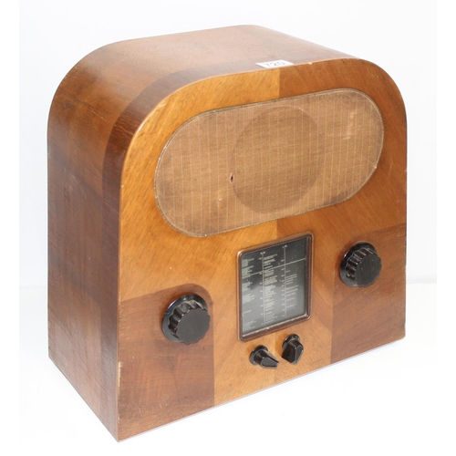 720 - 2 vintage radios, a Murphy Type A46 in wooden case and a GECoPHONE Crystal Detector Set No 2 in wood... 