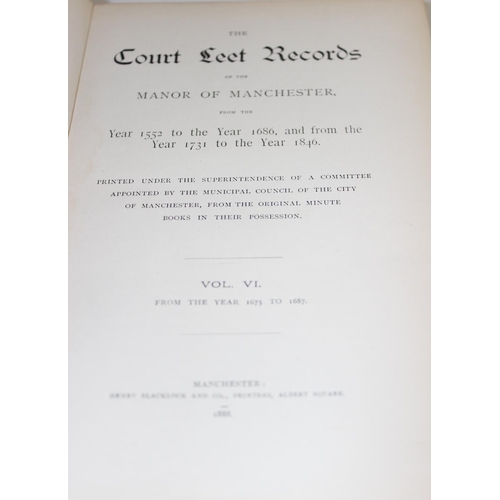 531 - Mix of hardback books, to incl 12 volumes of Manchester Court Leet Records, 3 of The Constables Acco... 