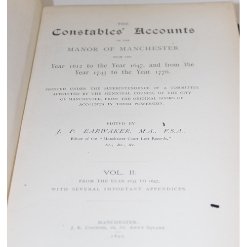 531 - Mix of hardback books, to incl 12 volumes of Manchester Court Leet Records, 3 of The Constables Acco... 