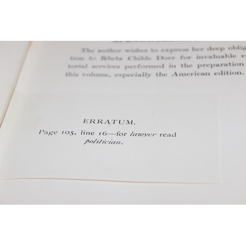 533 - Rare Books - Emmeline Pankhurst 