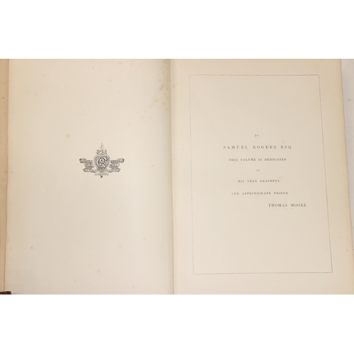 572 - 2 antique half leather bound books entitled 'The National Gallery of Pictures of the Great Masters'