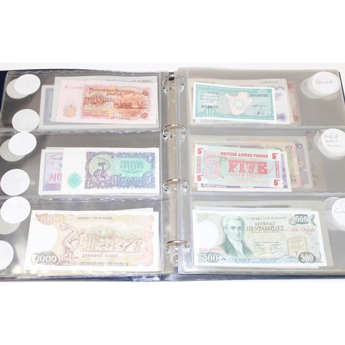 1207 - Album of assorted mixed world banknotes