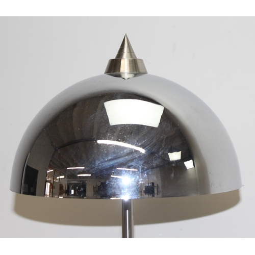 272 - A retro style chrome table lamp by Dar Lighting, approx 52cm tall