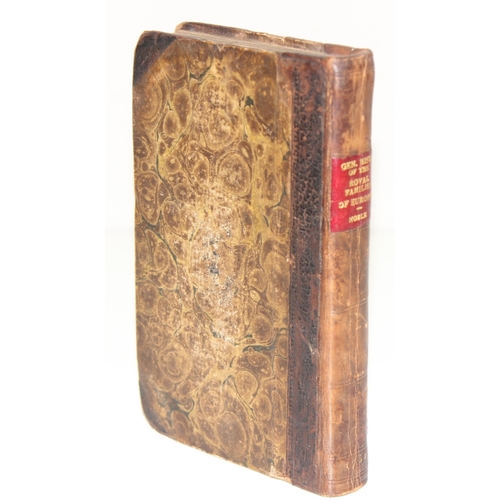 545 - A rare first edition in full-leather binding of 