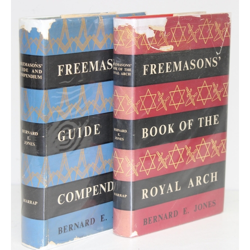 555 - 2 books on Freemasonry by Bernard E. Jones: 