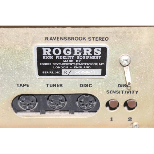 722 - Vintage Pioneer stereo tuner TX-500A and a Rogers Ravensbrook stereo serial number R/93950