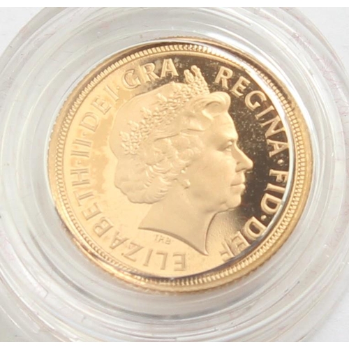 1247 - Gold Coins - Half Sovereign - 2006 Queen Elizabeth II gold proof coin, with original box and paperwo... 