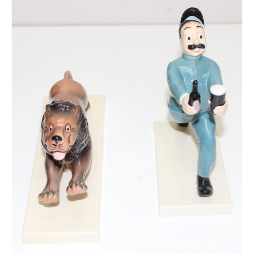 1623 - Guinness - a Coalport limited edition Lion & Zookeeper figures, edition numbers 050 & 226, both boxe... 