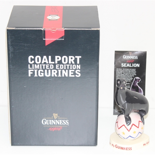 1627 - Guinness - a Coalport limited edition Sealion figure, edition number 484, boxed with paperwork