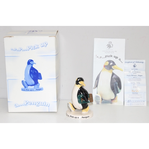 1637 - Advertising Figures - a Royal Doulton limited edition figure of Pick Up A Penguin, edition number 69... 