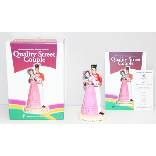 1641 - Advertising Figures - a Royal Doulton limited edition figure of the Quality Street Couple, edition n... 