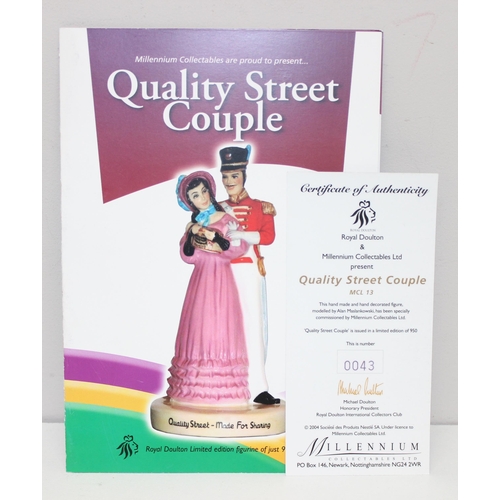 1641 - Advertising Figures - a Royal Doulton limited edition figure of the Quality Street Couple, edition n... 