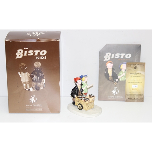 1644 - Advertising Figures - a Royal Doulton limited edition figure of the Bisto Kids, edition number 65, b... 