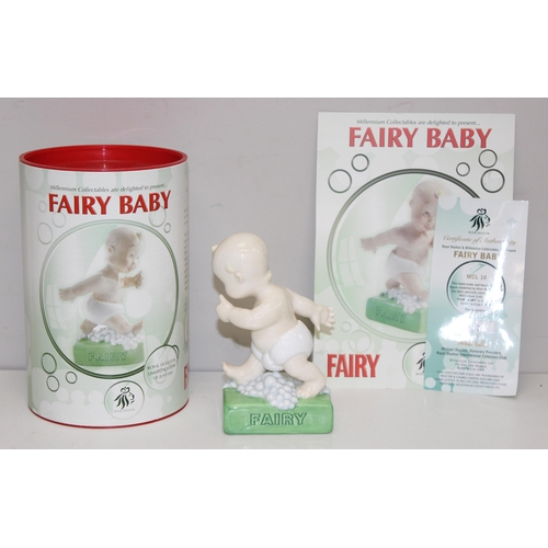 1651 - Advertising Figures - a Royal Doulton limited edition figure of the Fairy Baby, edition number 417, ... 