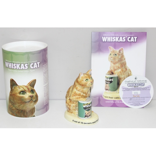 1653 - Advertising Figures - a Royal Doulton limited edition figure of the Whiskas Cats, edition number 101... 