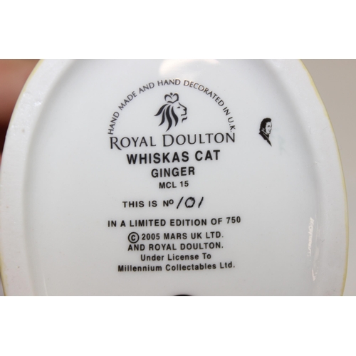 1653 - Advertising Figures - a Royal Doulton limited edition figure of the Whiskas Cats, edition number 101... 