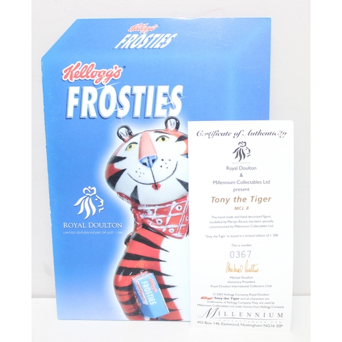 1657 - Advertising Figures - a Royal Doulton limited edition figure of Frosties Tony The Tiger, edition num... 