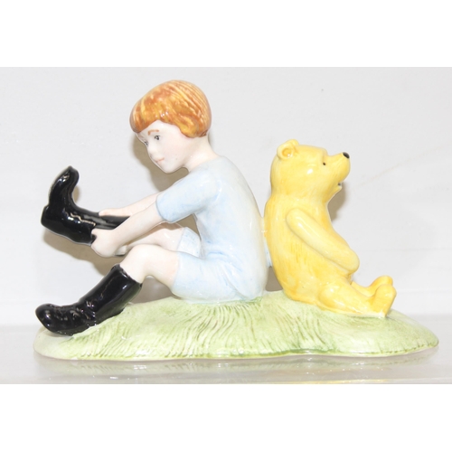 1665 - 15 Royal Doulton figures of Winnie The Pooh to incl limited edition 1501 of Eeyore Loses A Tail, all... 