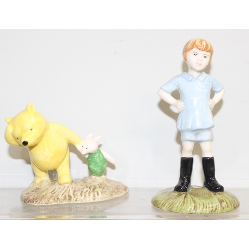 1665 - 15 Royal Doulton figures of Winnie The Pooh to incl limited edition 1501 of Eeyore Loses A Tail, all... 