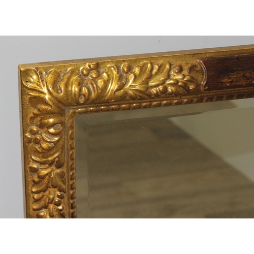 460I - An antique style gilt framed mirror, approx 90cm x 68cm