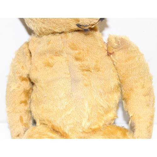 615 - 2 vintage teddy bears to incl a Pedigree example, and a cat doll (3)