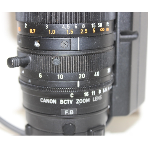 730 - Canon BCTV zoom camera lens, 6-78mm 1:2.0