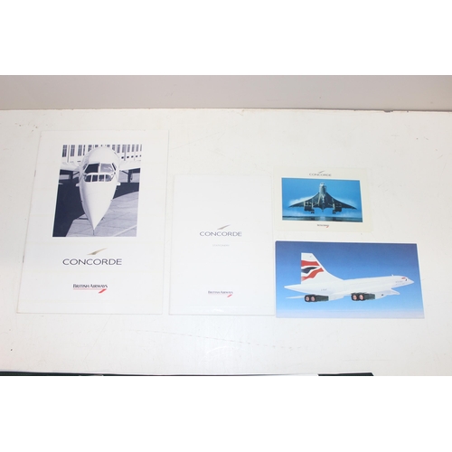 733 - A Concorde in-flight stationery pack in green