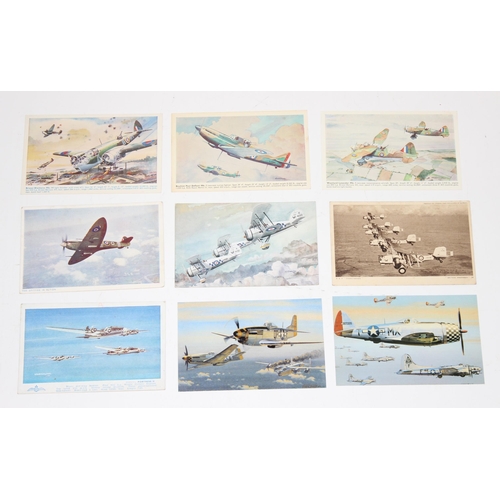 574 - Qty of assorted vintage postcards to inc transportation related, steamer ships, aeroplanes etc