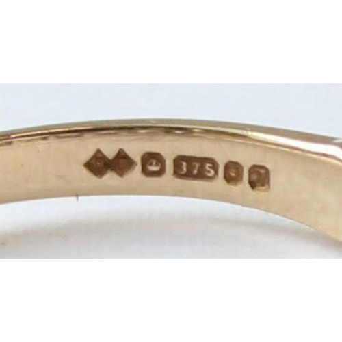 1136 - 9ct white and yellow gold half eternity ring set with white stones, marked and XRF confirmed, approx... 