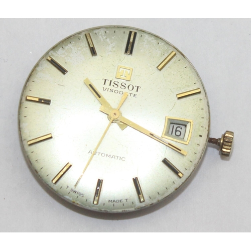 1319 - A vintage 9ct gold cased Tissot Visodate Automatic wristwatch, automatic movement with date aperture... 