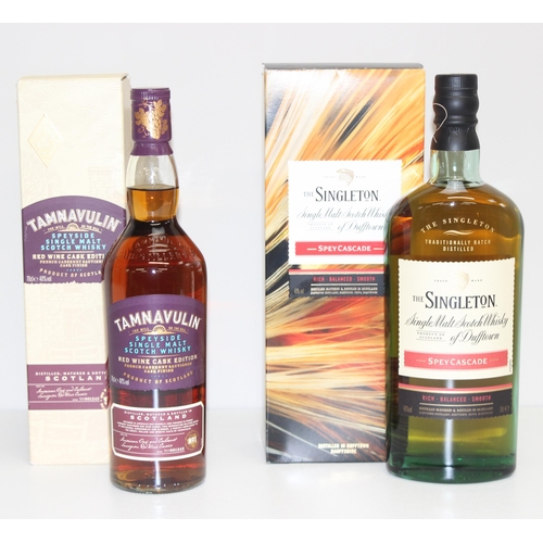 1517 - 2 boxed 70cl bottles of single malt whisky to incl The Singleton single malt of Dufftown and Tamnavu... 