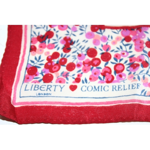 214 - 5 assorted vintage scarves to inc Liberty of London and Cornelia James, some silk