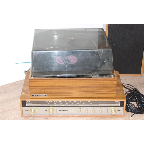 747 - Qty of assorted hi-fi items Toshiba SM-2950, Matsui Clock Radio TV MCR520, Toshiba SSM20 speakers pa... 