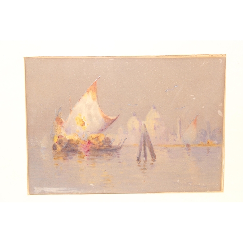 450W - John Abernethy Lynas-Gray (British, 1869 - c.1940): 2 original watercolours of moody marine scenes, ... 