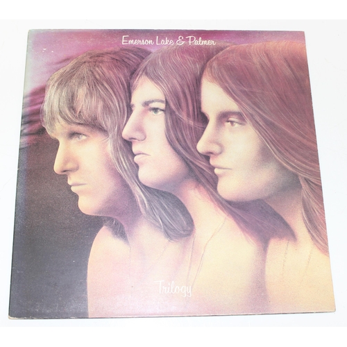 536 - 5 x Emerson, Lake & Palmer and related vinyl records, to incl Tarkus, The Nice etc