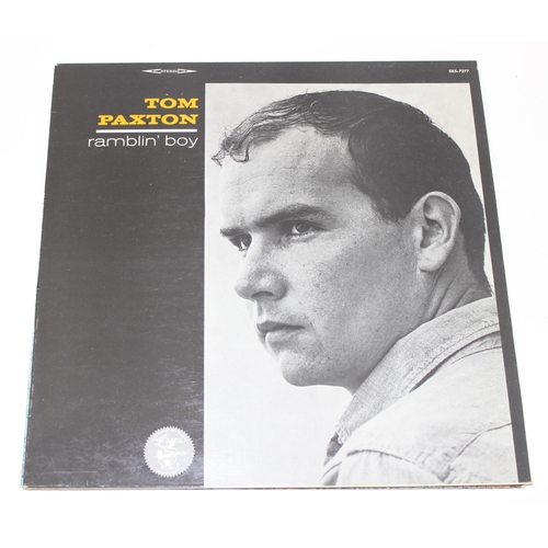 537 - 10 folk vinyl record LPs to incl Tom Paxton, Ralph McTell, Pete Atkin, Steeleye Span, Lindis Farne e... 