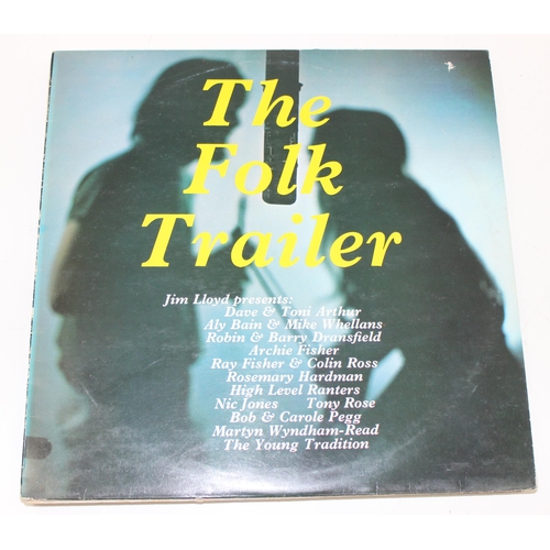 537 - 10 folk vinyl record LPs to incl Tom Paxton, Ralph McTell, Pete Atkin, Steeleye Span, Lindis Farne e... 