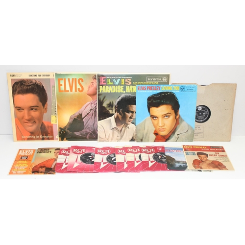 538 - Elvis Presley vinyl records - 3 LPs, 4 EPs, 6 x 7